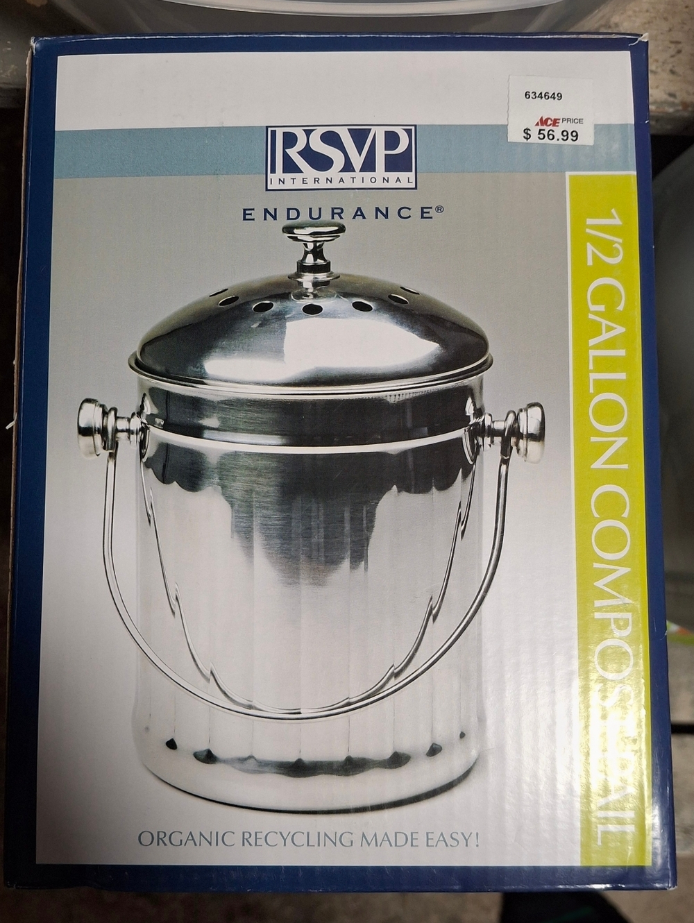 RSVP International Endurance Stainless Steel Composite Pail 64oz PAIL-SM